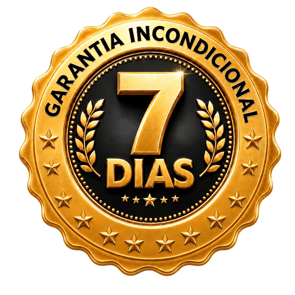 Selo de garantia incondicional de 7 dias